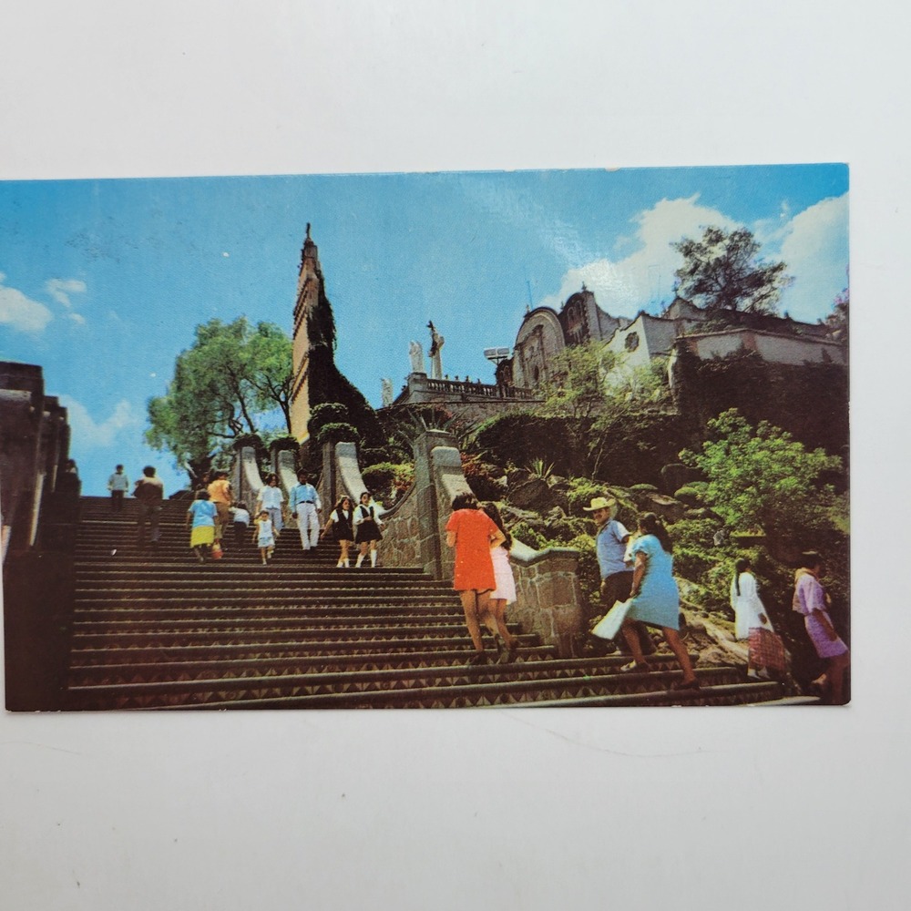 Vintage Mexico Travel Postcard Shrine of Guadalupe‎ Mexico City